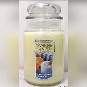Retired Scent! HTF Juicy Citrus & Sea Salt Scent Yankee Candle